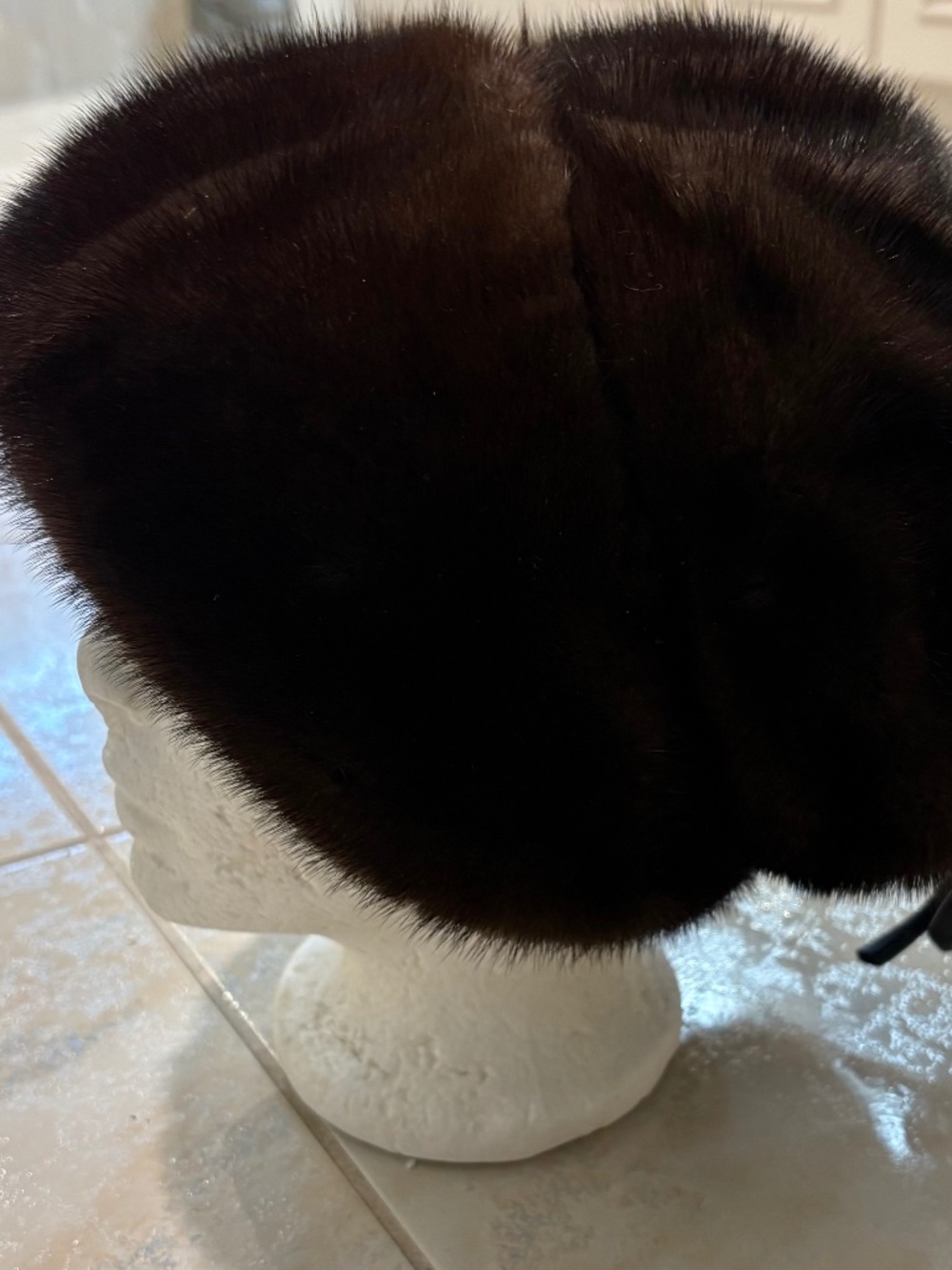 Custom mink hat